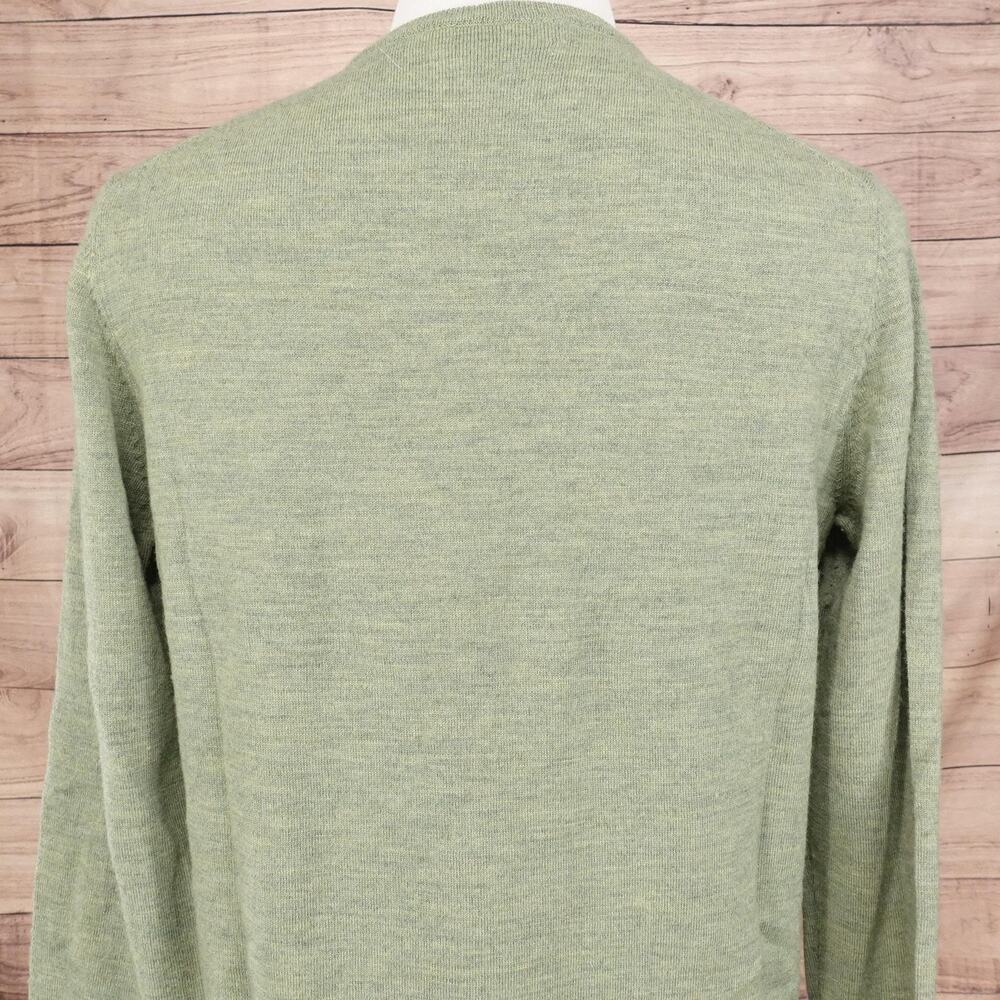 Calvin Klein Sweater Mens Large Merino Wool Pullover V-Neck Extra Fine‎ - Picture 5 of 8